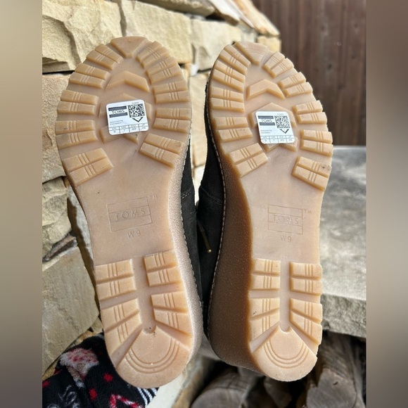 Toms olive green lace up suede ankle women’s boots NWOB Sz-9. F - Picture 11 of 12